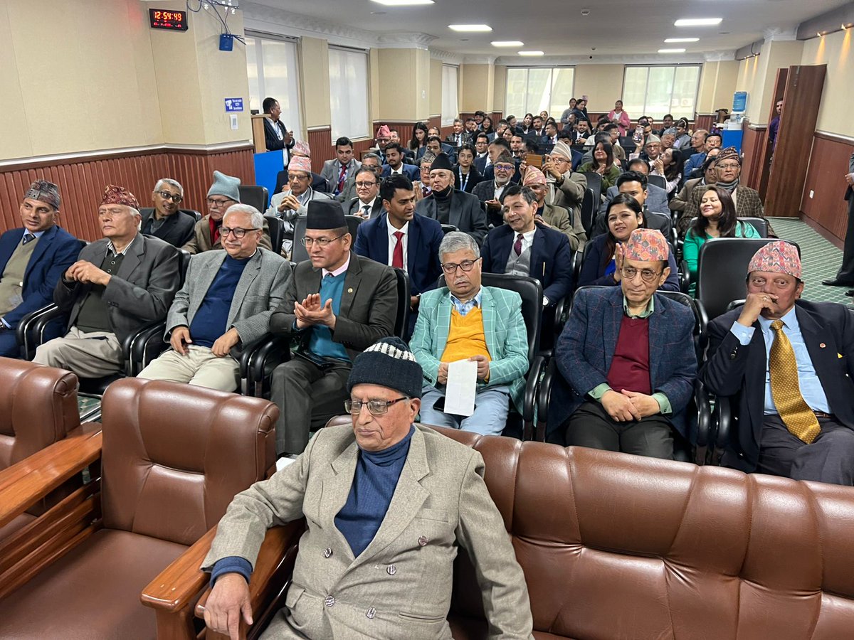 The Hon. Minister for Foreign Affairs, Mr Bala Nanda Sharma, addressed today, as Chief Guest, the seminar on “Diplomacy of Wildlife Exchange: Context and Issues in Nepal”, organised to mark #IFADay.

He commended <a href="/IFA_Nepal/">Institute of Foreign Affairs (IFA), Nepal</a>’s role in policy discourse, training and