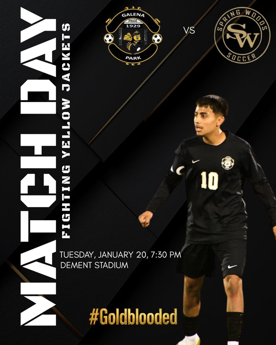 GPHS_Athletics's tweet image. District Showdown!
Your Yellowjackets are ready to battle the Spring Woods Tigers tonight for a shot at the district lead. Wear your black and show your Jacket Pride! Let's black out the stands!
When: Tonight @ 7:30 PM
Where: Dement Stadiud
Tickets: shorturl.at/zLm1x