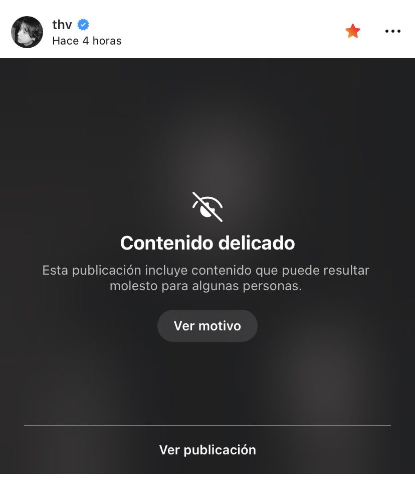 ifkook97's tweet image. instagram catalogo como "contenido delicado" al post de tae y con toda razón, es ilegal que semejante hombre exista