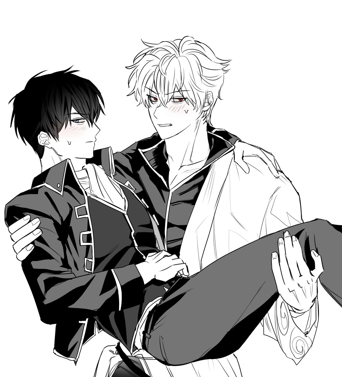 #銀土 
긴히지 찰칵~~~📷✌️