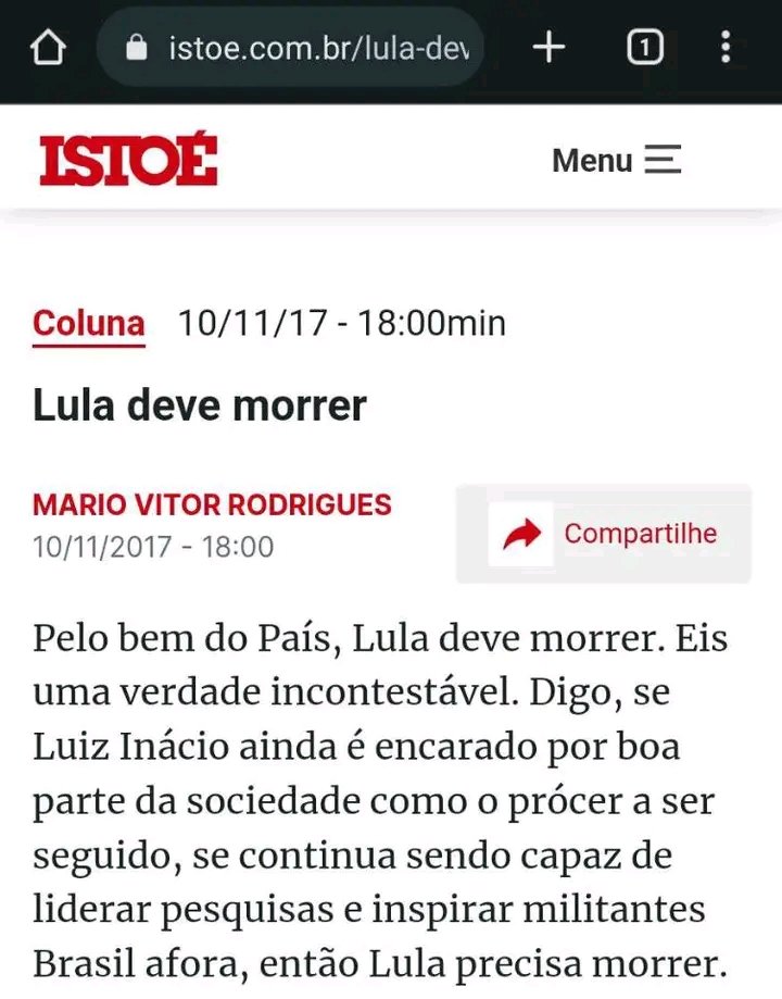 sudornelles's tweet image. A imprensa que hoje monitora o SOLUÇO do Bozo: