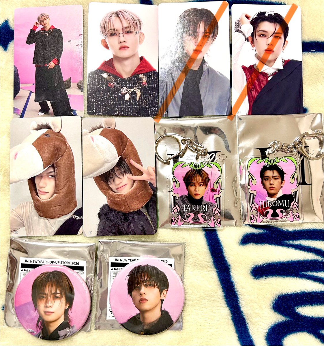 INI交換 】 NEW YEAR POP UP STORE 2026 ポップアップ 渋谷 109 -譲