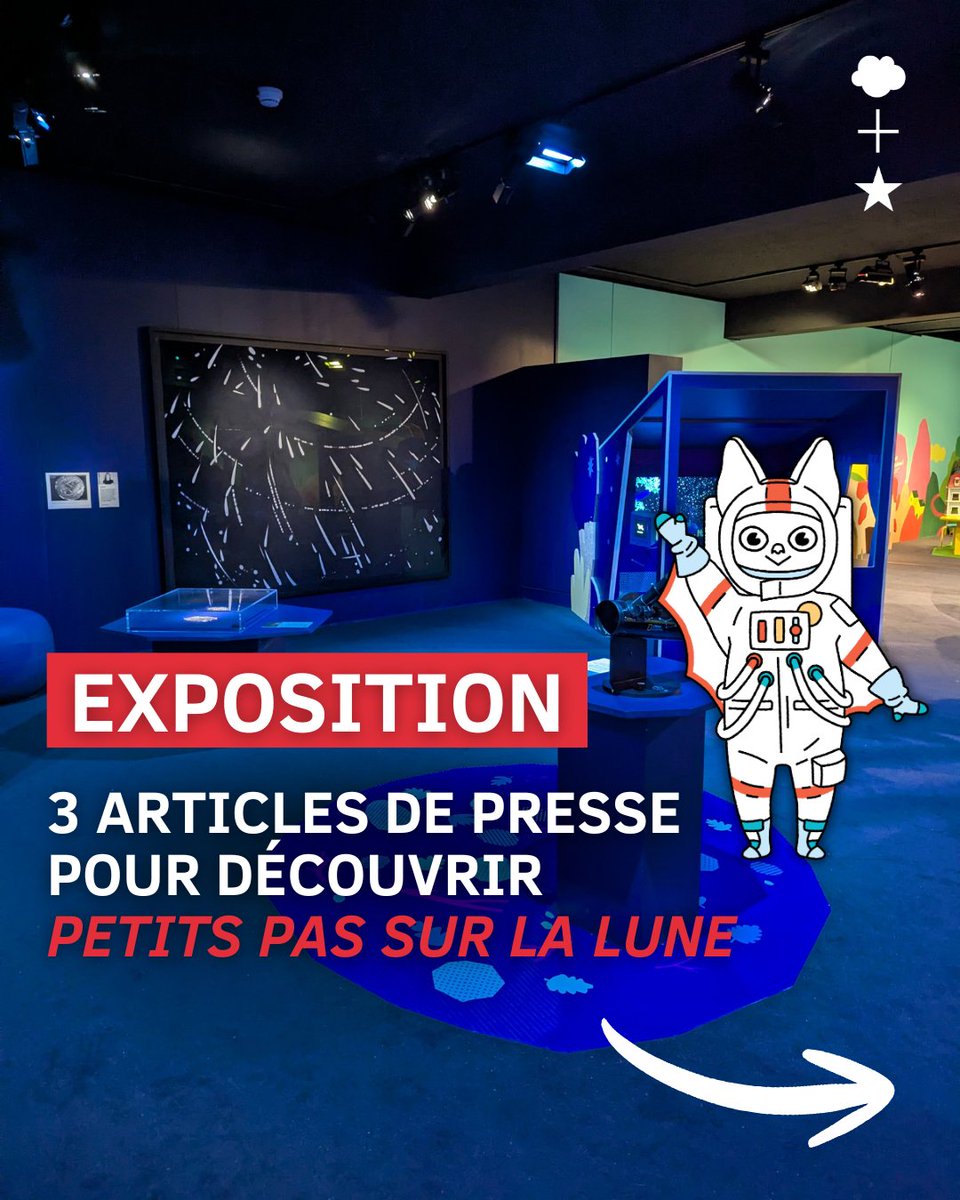 MuseeAirEspace's tweet photo. [#Exposition] Vous hésitiez encore à venir voir notre exposition pour les 2-6 ans ? Découvrez #PetitsPasSurLaLune en trois articles de presse !
En savoir + ➡️ https://t.co/RJZ5G7y9BJ #SortieFamille #spacegeeks https://t.co/NJv3hHuGr4