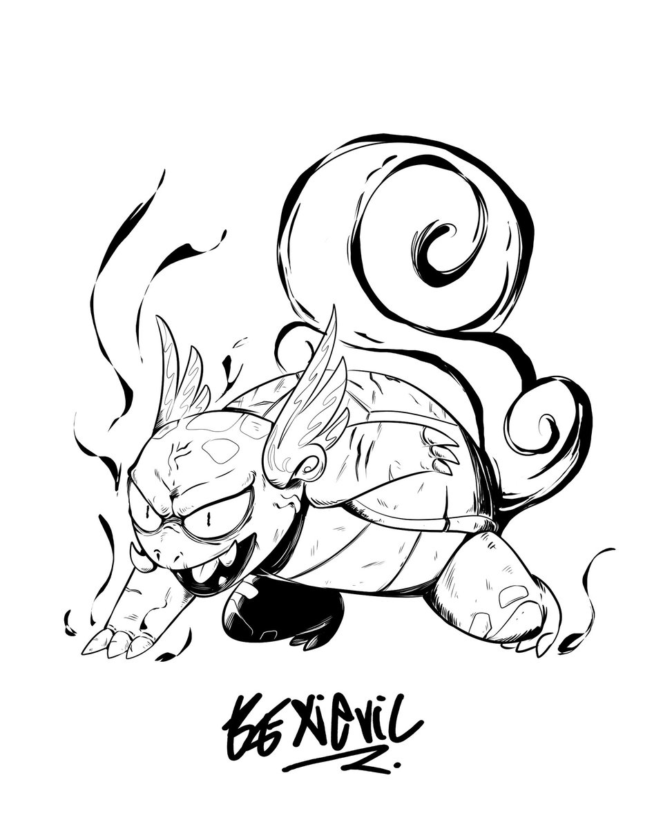 Bexievil's tweet photo. Wartortle #Pokemon https://t.co/rx0ufkTG0P