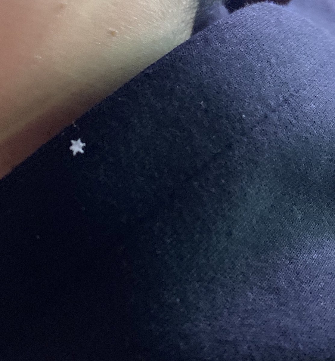鄉下俗第一次看到雪花