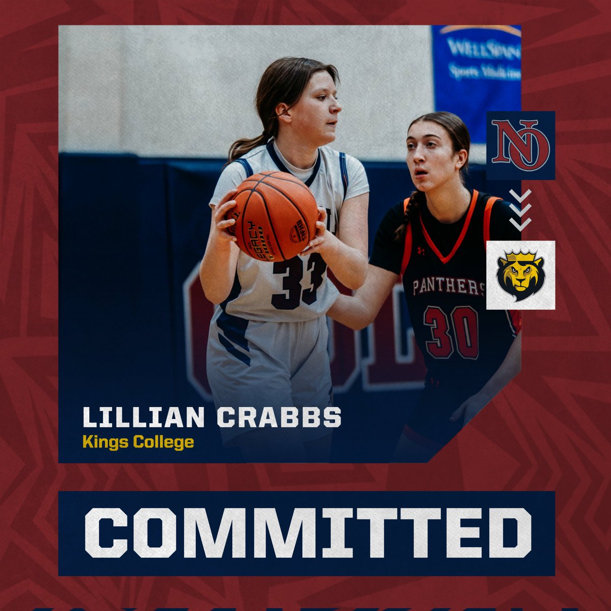 NewOx_Athletics's tweet photo. 🏀 COMMITTED | LILLIAN CRABBS 👑
Huge congratulations to Lillian Crabbs on her commitment to continue her academic and basketball career at King’s College! 🏀 #wearetheox https://t.co/QYgEKBc2ET