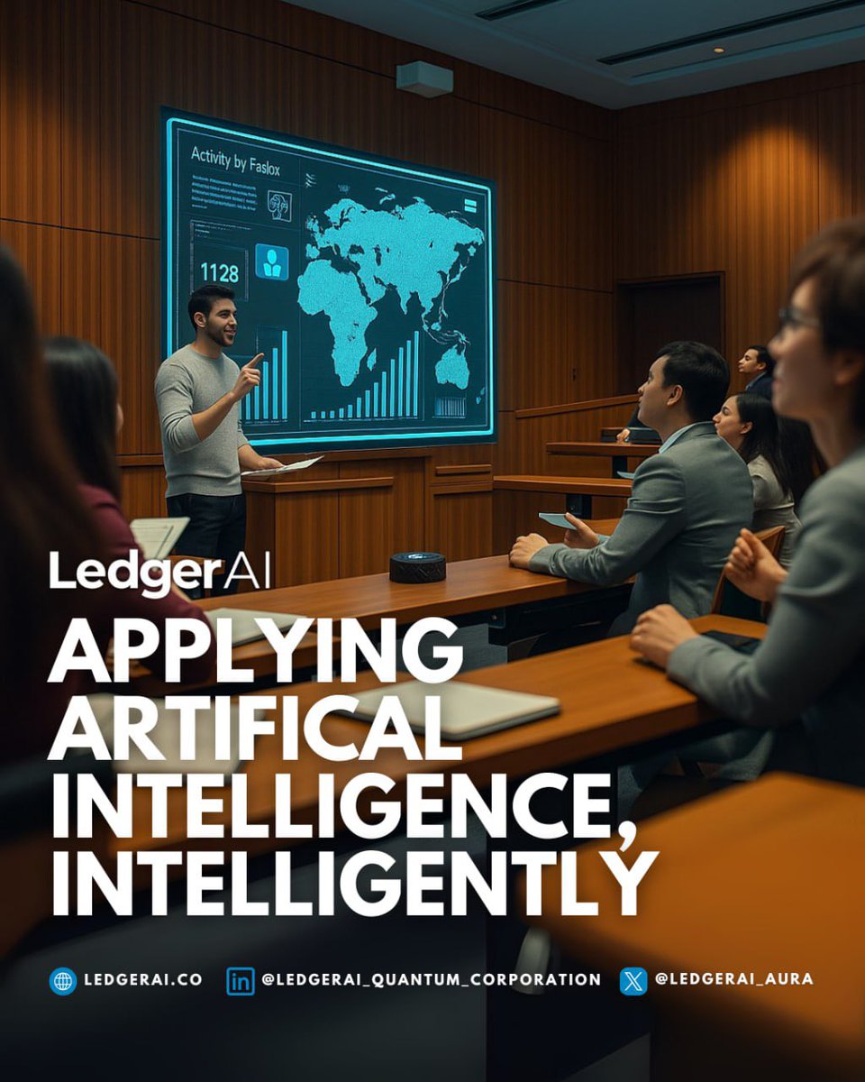LedgerAI_Aura's tweet image. Some projects build AI that exists only within crypto. Trading bots, yield optimisation, on chain analytics. Useful, but confined to markets and speculation.

Others build AI for the real world, and use crypto as infrastructure rather than the product.

This distinction matters.…