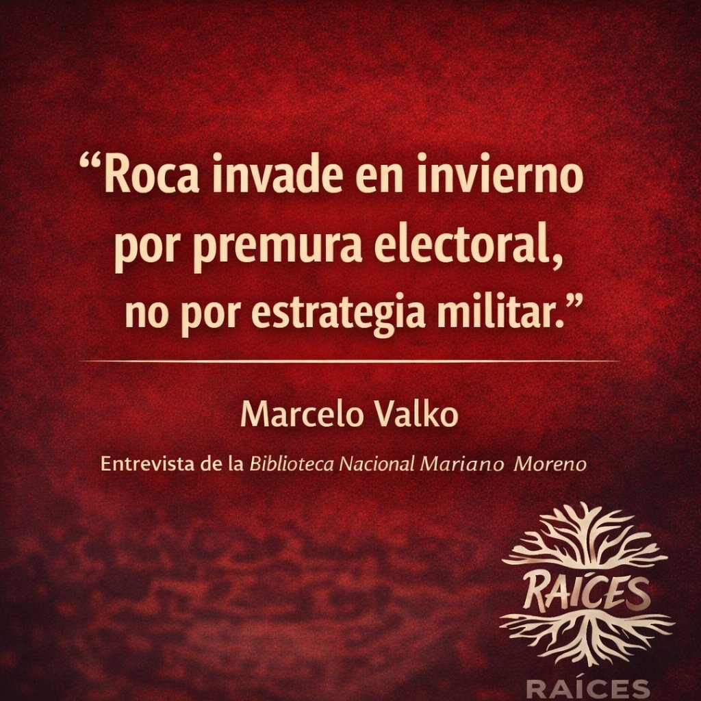 RaicesDigitalSC's tweet image. 🟥 ENTREVISTA | DESLIZÁ 👉
🗿 ¿Quién decide a quién se honra con estatuas?
📖 Marcelo Valko reflexiona sobre Roca, el genocidio y la memoria histórica.
👉 Frases clave en este carrusel.
🔗 Nota completa en raicesdigital.com