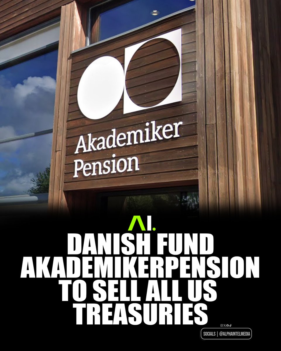 JUST IN: Danish Fund AkademikerPension to Sell All US Treasuries

AkademikerPension, a major Danish pension fund, plans to sell its entire $100 million US Treasury position by end of January. CIO Anders Schelde cites long-term credit concerns—the US government's finances look