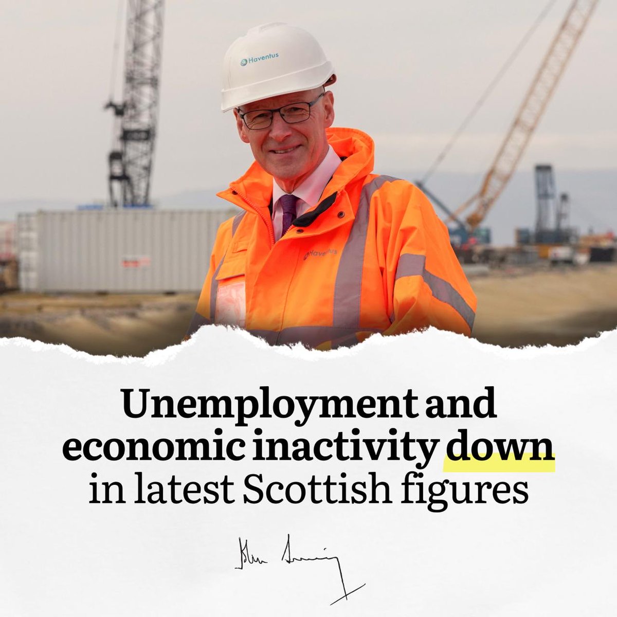 JohnSwinney's tweet image. Latest figures out today show Scotland’s unemployment rate fell to 3.7%, and is below the UK rate of 5.1%.

If Scotland can do this with limited economic powers, imagine what more we could do if we had the full powers of independence.
