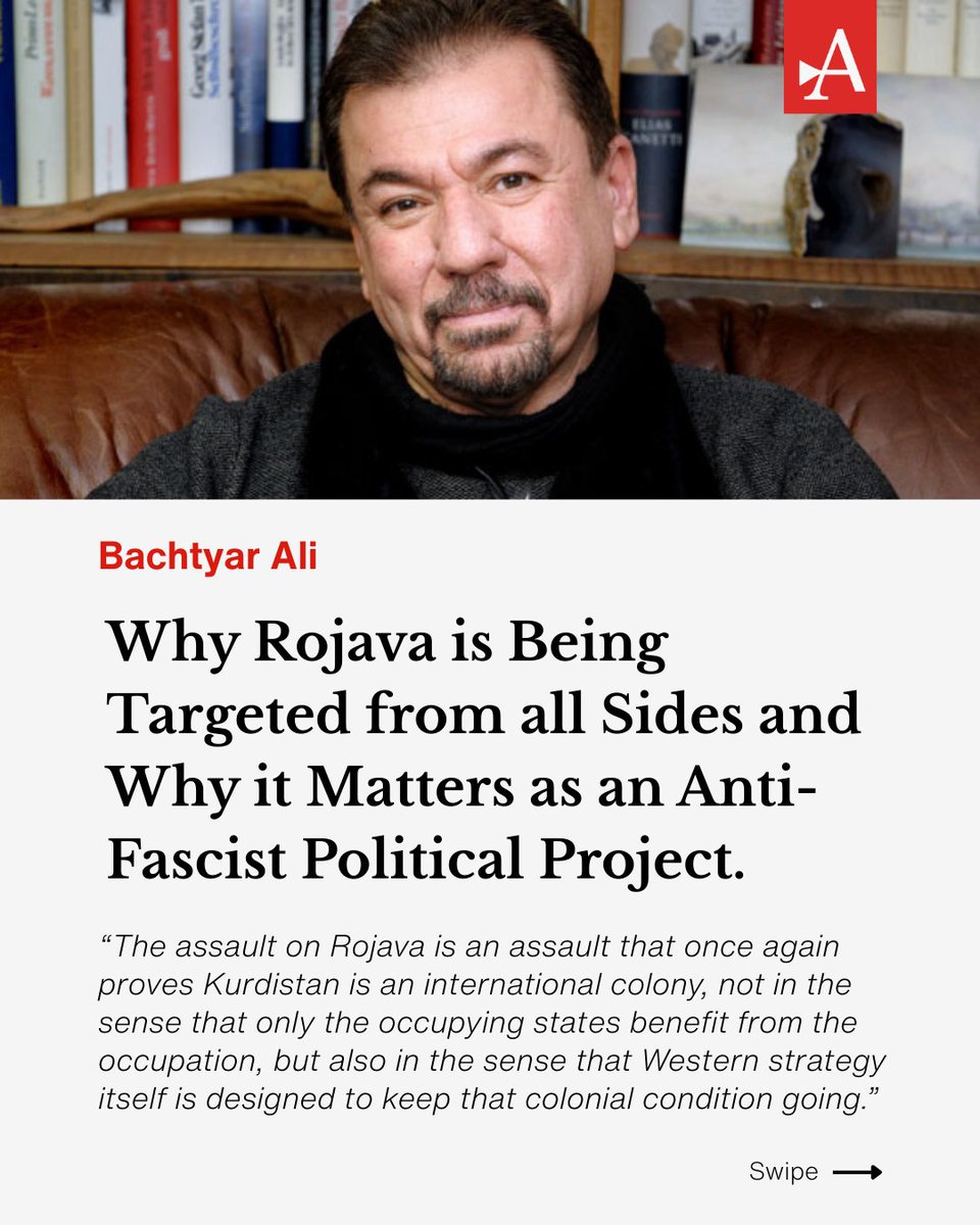 Bachtyar Ali, a prominent Kurdish intellectual and The Amargi columnist, explains why Rojava is being targeted from all sides and why it matters as an anti-fascist political project.

The assault on Rojava is an assault that once again proves Kurdistan is an international colony,