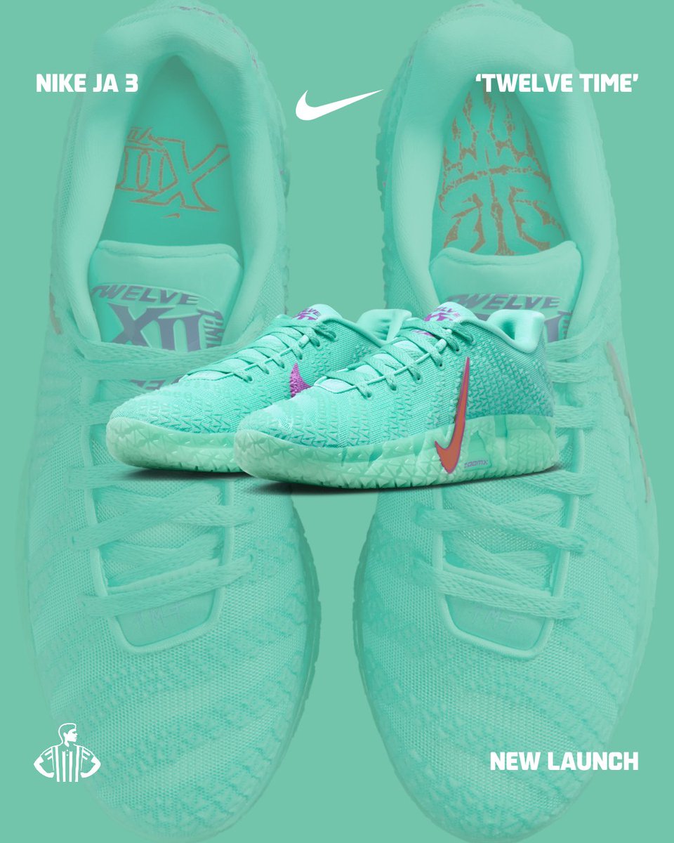 SOLELINKS's tweet photo. Ad: ALMOST LIVE
Nike Ja 3 ‘Twelve Time’

Champs:https://t.co/F1Gv95EuSB
FTL:https://t.co/cm0aBtOVhT
FNL:https://t.co/1gleLEKKvu
JD:https://t.co/SGaQCzsylM
Nike:https://t.co/mQGyK4bUK9
DSG:https://t.co/egNkhcmlCM
Hibbett:https://t.co/h2TlsaDF4W https://t.co/DnTxXw3Ues