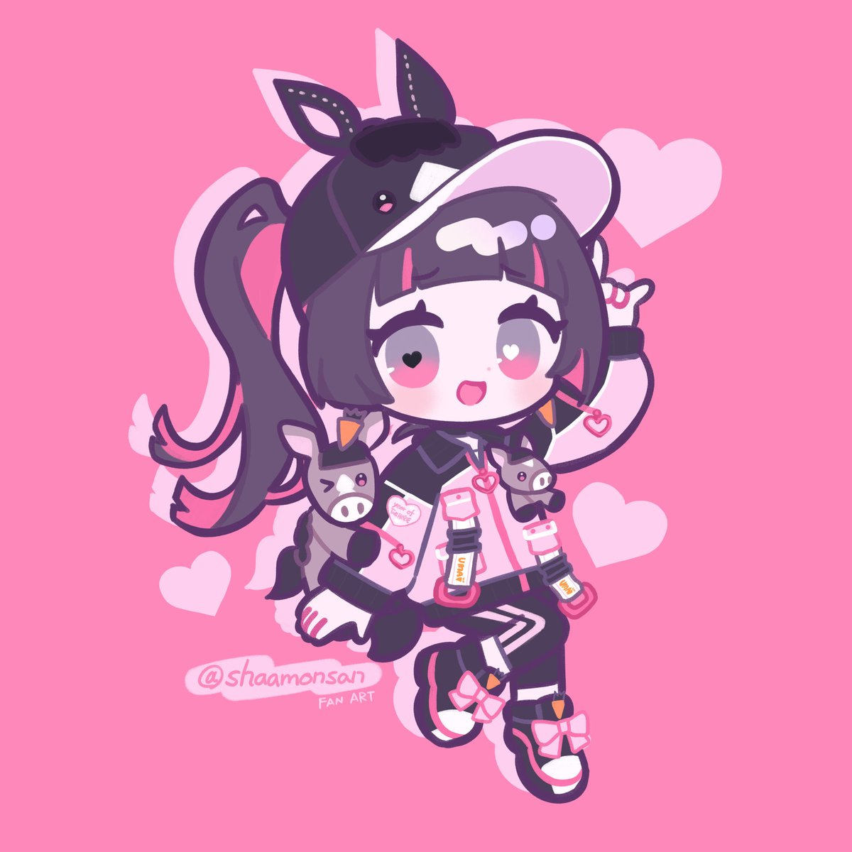 午年verもかわいい！
ポテナゲが大好きな女の子🥕
#ポテナゲ