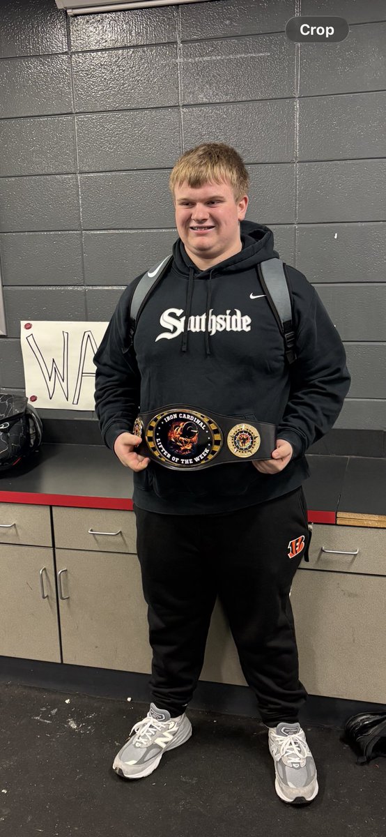 JohnHines66's tweet photo. Congratulations to Junior (to be) OLineman, Gabe Prewitt. The first “Iron Cardinal” Winner of the “Off-Season” Program.
#Team57 #LeaveNoDoubt #WAO #ChampionsClub #OffSeasonProgram https://t.co/zhKNPNomE9
