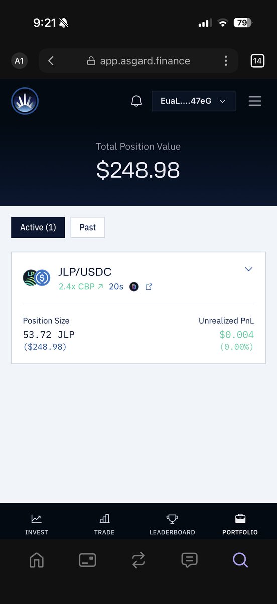 Trying <a href="/asgardfi/">Asgard Finance</a> 

app.asgard.finance/invite/ac1eee79

Invite link if you wanna try (5 activations)