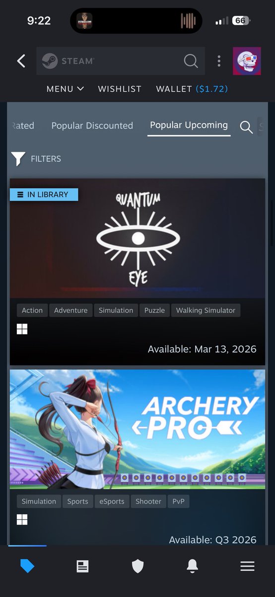 GSGUpdates's tweet photo. #QuantumEyeVR is now the Most Popular Upcoming Free VR Game! Go wishlist it on steam. https://t.co/E6aosRa7Yr