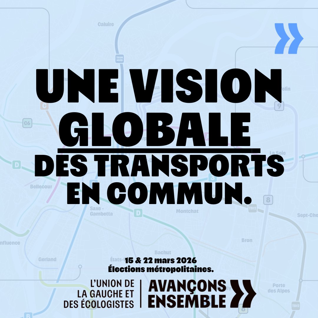 brunobernard_fr's tweet image. 🔵🚇 Une Vision Globale.

Voilà ce dont a besoin notre réseau TCL pour ce prochain mandat. Un réseau qui se développe, n'oublie aucun territoire et qui pose une vision concrète, chiffrée et claire. 

Voici ce que notre Union de la gauche et des écologistes souhaitons mettre en…