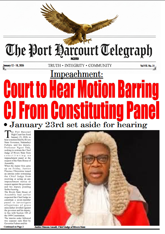 PhcTelegraph's tweet photo. The battle for Rivers heats up! ���️ We break down the House of Assembly impeachment moves against Governor Fubara.
Read online:  https://t.co/h8ZgihdggF
#RiversState #PortHarcourt #GovernorFubara #Fubara #Politics #RiversPolitics #RiversHouseOfAssembly #FubaraImpeachment #APC #PDP https://t.co/CM15lz0J3X