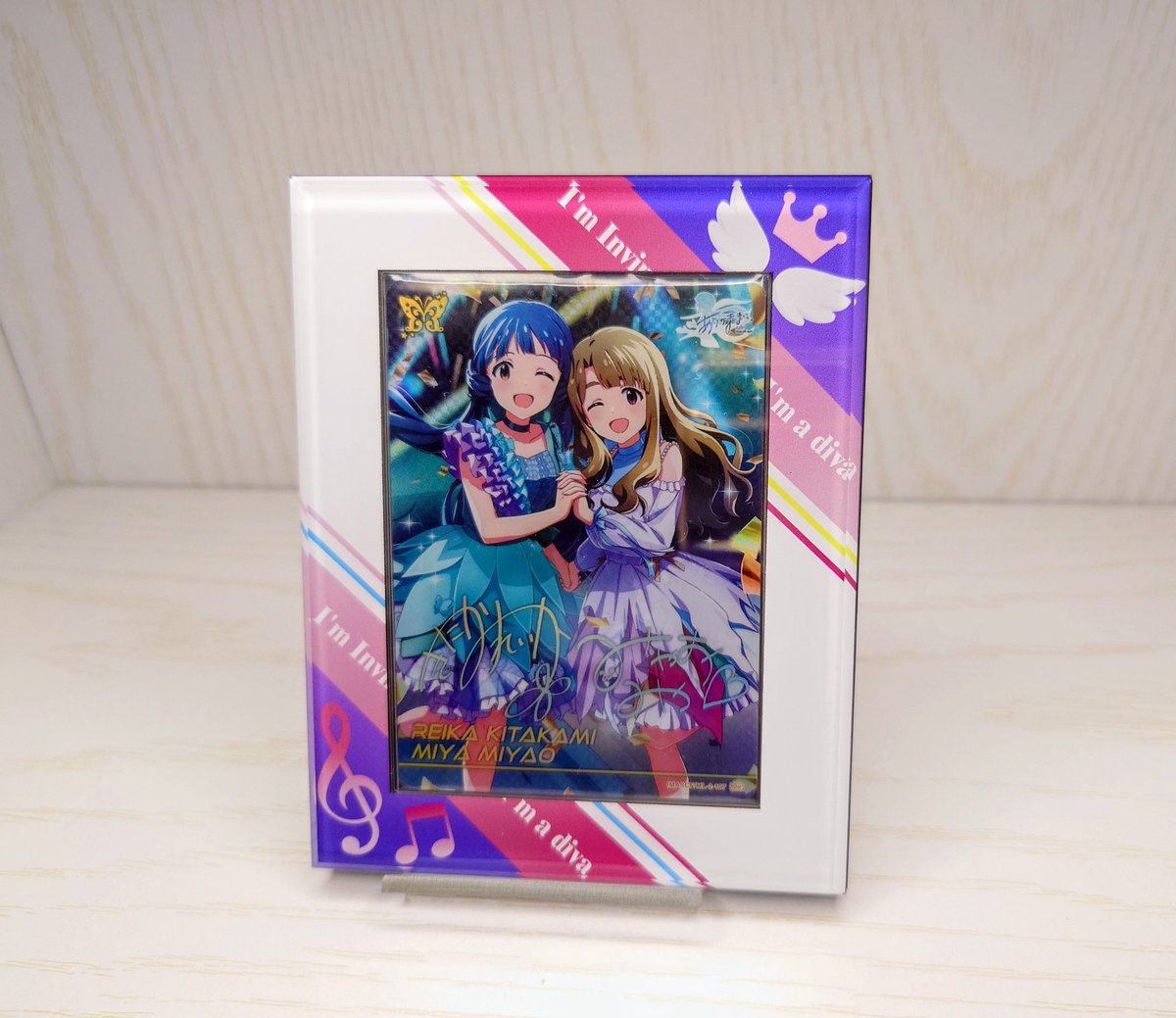 カードフォリオ　プロモ　麗花&歌織　++ カードフォリオの麗花美也用に買ったローダーが届いた