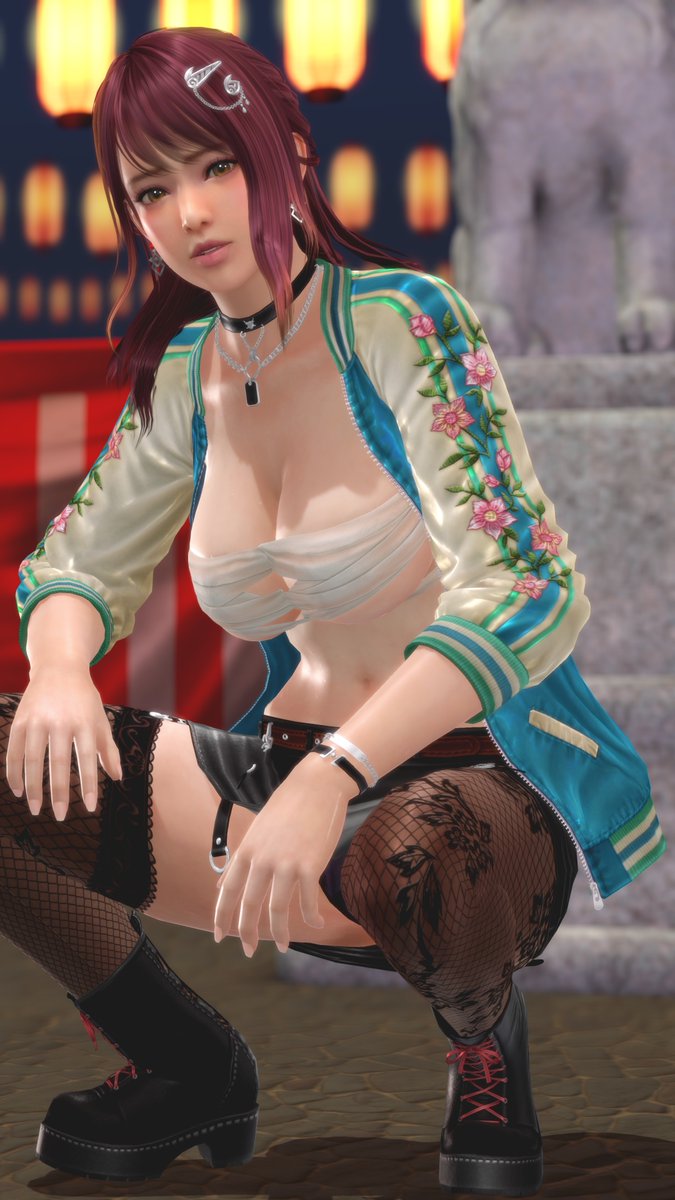 creideiki3's tweet photo. 「まあいいさ。次の水着ん時は頼んだぜ」

#DOAXVV #あずさ https://t.co/sX1XX5nUNB
