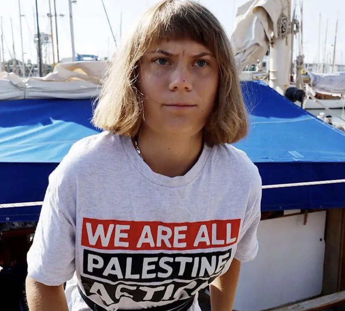 Greta Thunberg is posting about:

🇺🇸ICE
🇵🇸Palestine 
🇻🇪Venezuela 
🇸🇩Sudan 
🇵🇰Pakistan 

Can you guess what she is not posting about? 

🇮🇷Iran: where 16,500 civilians have been shot dead.