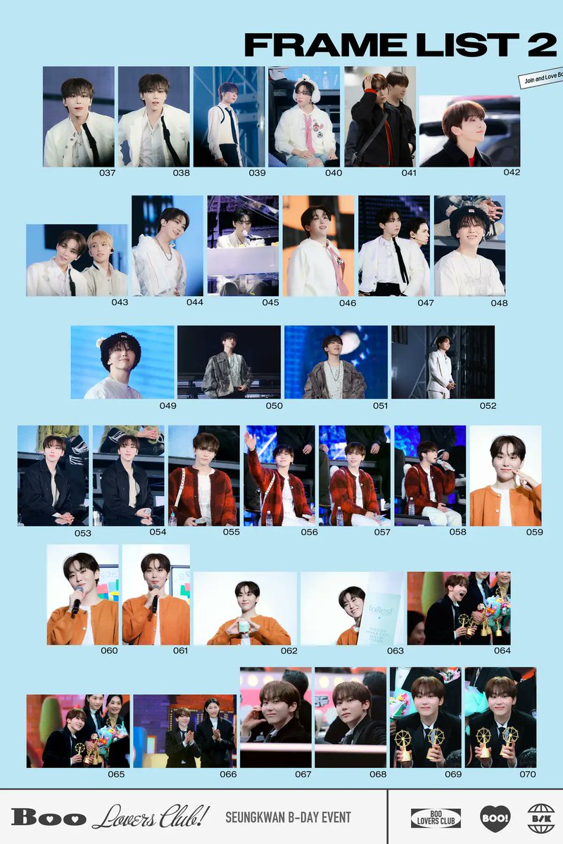 PRE 🍊 เฟรมซึงกวาน <a href="/boo_bit0116/">승관🍊BOO-bit✨부빗</a>

— A3 1,460฿ รวมส่งแอร์/1,360฿ รวมส่งเรือ
— A4 1,140฿ รวมส่งแอร์/1,040฿ รวมส่งเรือ
💌 เริ่มต้น 50/70
⏰️ ปิดรับ 30 ม.ค. เวลา 22.00 น.

สนใจสั่งทาง dm
#ตลาดนัดสวนแครอท