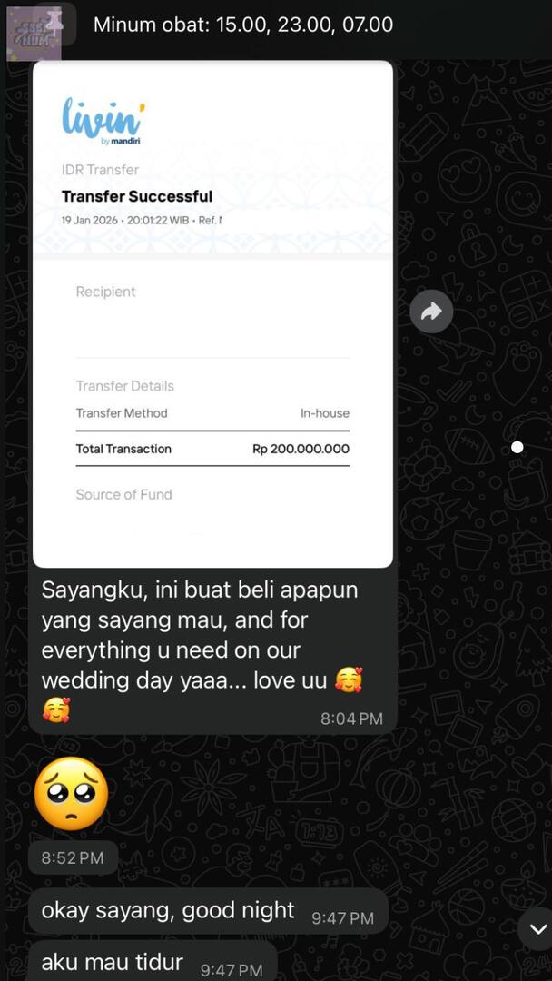 munvess's tweet image. -rl wlw
ga nyangka sampe ditahap ini sama pacarku😭