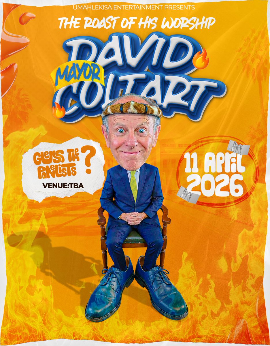 Despite the tough times we facing - there is no harm in humor and a bit of laughter 

The Roast of Bulawayo Mayor - Sen David Coltart #Bulawayo