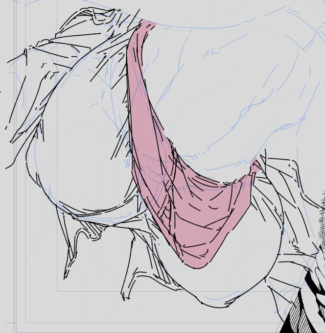 この赤部分の垂れてる丈の長さもそうだけど、着ているものが直綴・着物・襦袢の3重になってるのも一々描いてたら邪魔やねんだから結局省略しまくりになる事を学んだ なるほどたとえば巫女服をバカみたいに(褒め言葉)エッチな服に改良するエロ絵描きは理にかなっている 長い生地はとにかく邪魔