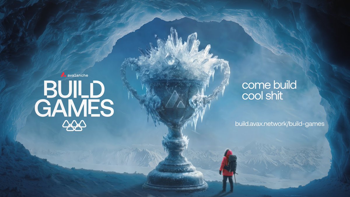 AvalancheFDN's tweet image. The Avalanche Foundation is delighted to see the launch of Build Games.

A fast-paced, six-week $1,000,000 program designed for crypto-native talent to turn their next big idea into a real product on Avalanche.

If you’ve been waiting for a reason to build, this is it 🔺