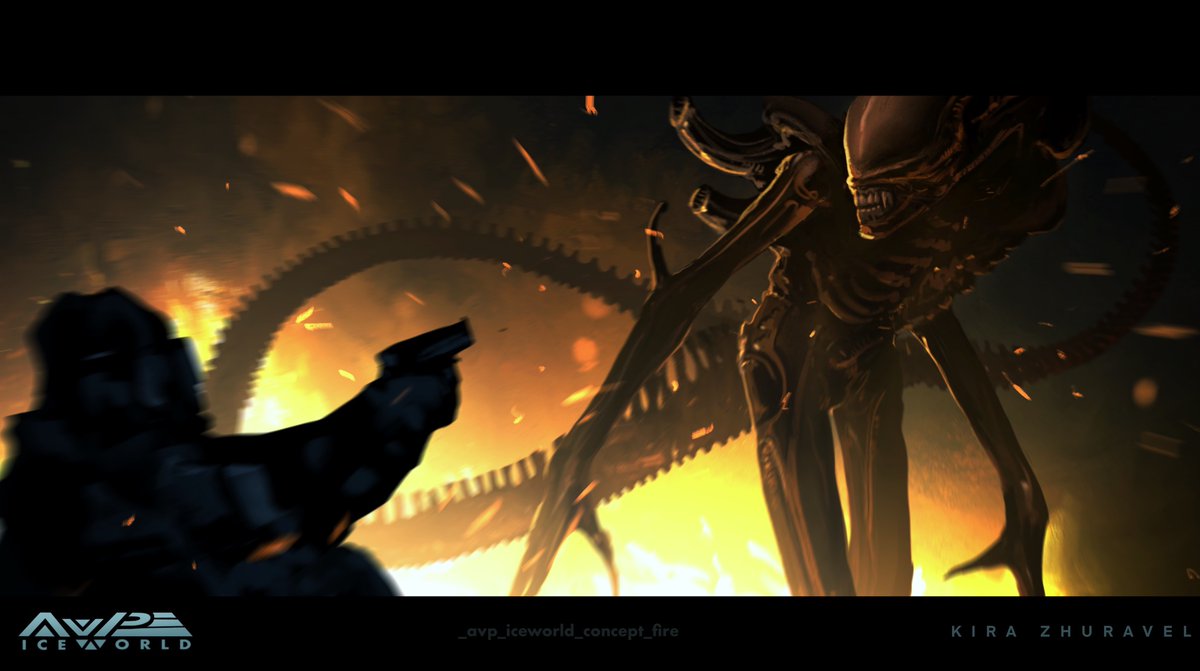 kyrazhuravel's tweet image. Xenomorph vs solders #alien