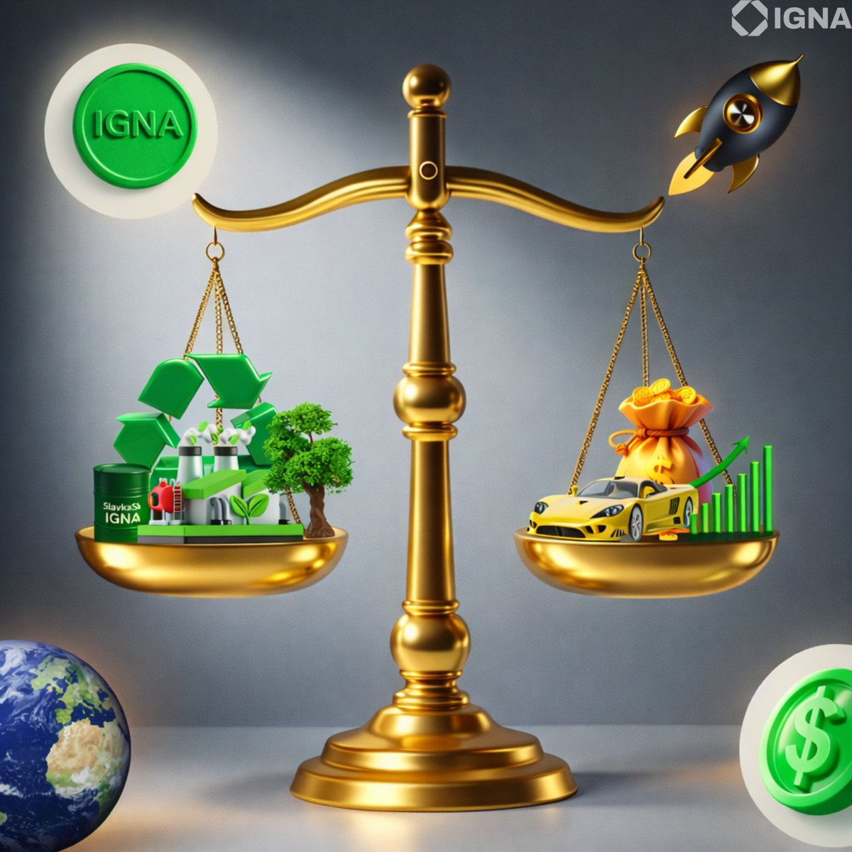 Can ethical returns exist in crypto? 💰😇 We believe yes - when returns are  backed by real value. In the IGNA project, crypto is a tool to fund real  infrastructure, reduce plastic