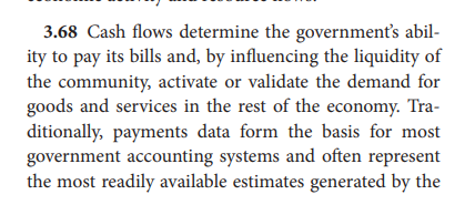<a href="/NieveJuancito/">Juancito Nieve</a> Cito el Government Finance Statistics Manual del FMI

Sobre la deuda que no paga intereses: deben devengarse.

Sobre la registración base caja: la intención es registrar el impacto del Estado en la liquidez de la economía.

Me parece más que claro que la registración es nominal