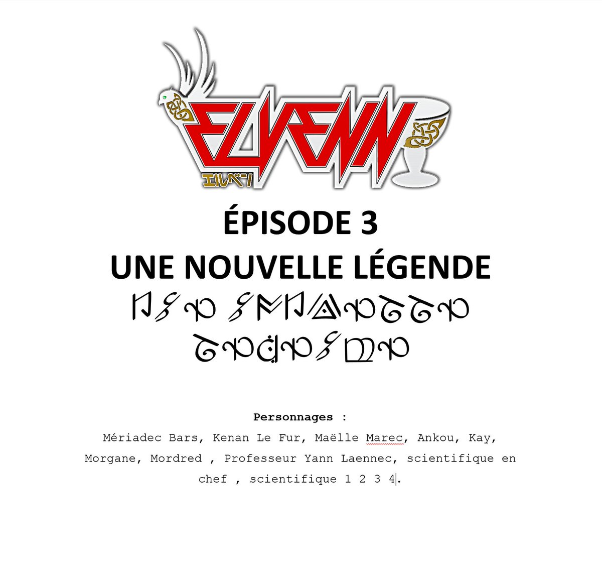 On a déjà commencé la fabrication et modélisation pour l'épisode 3 son scénario est fini et on passe direct à l'épisode 4 pour pouvoir enchainé son tournage.