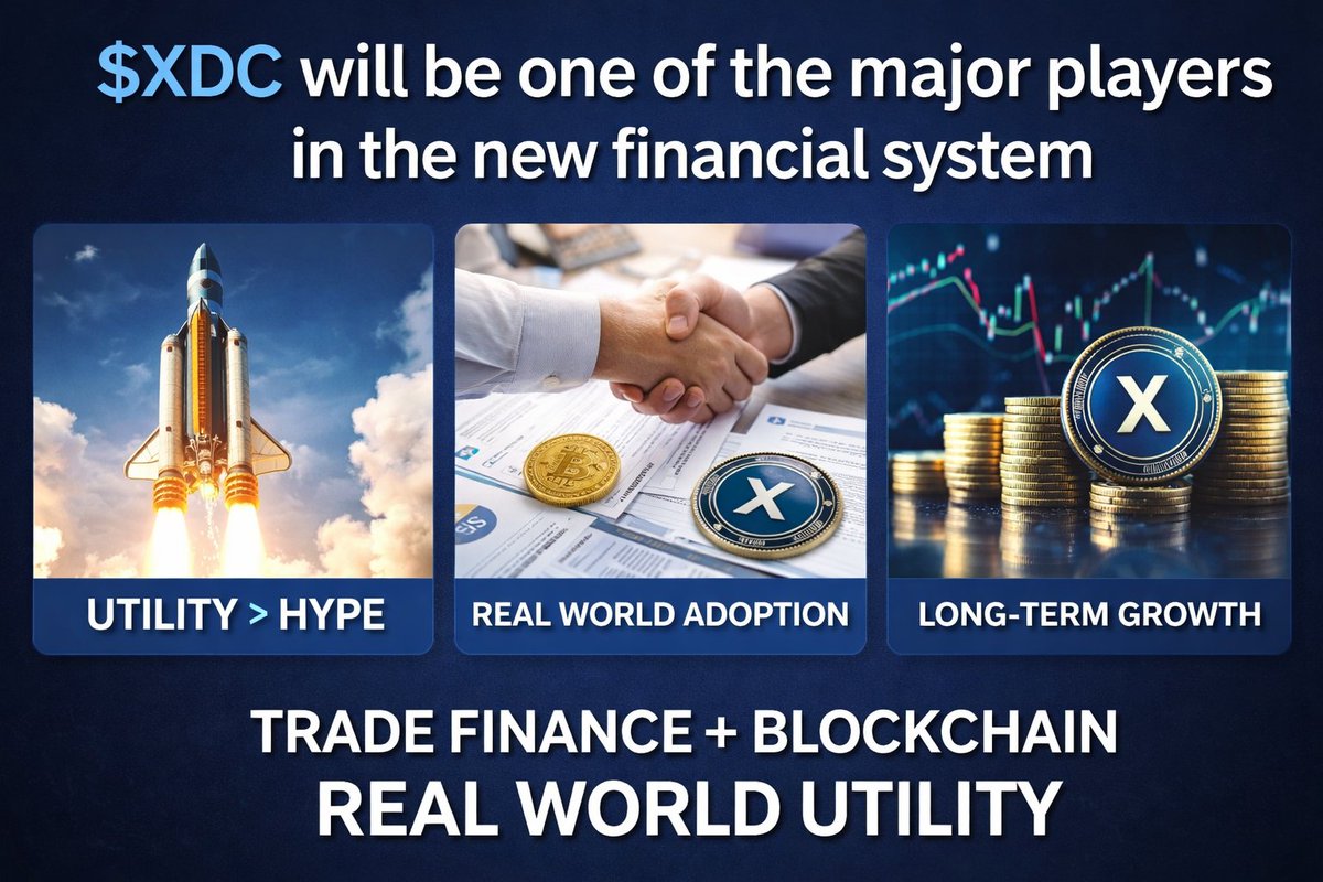 🚀 Utility over noise. 

#XDC is building for the real world.

#XDC <a href="/XDCNetwork/">XDC Network</a> #BTC #ETH #XRP #AFCON2025 #WilliamEst #Crypto #Bitcoin