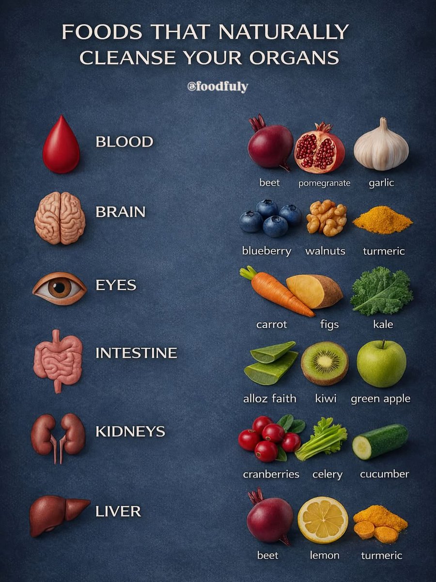 Foods That Naturally Cleanse Your Organs.