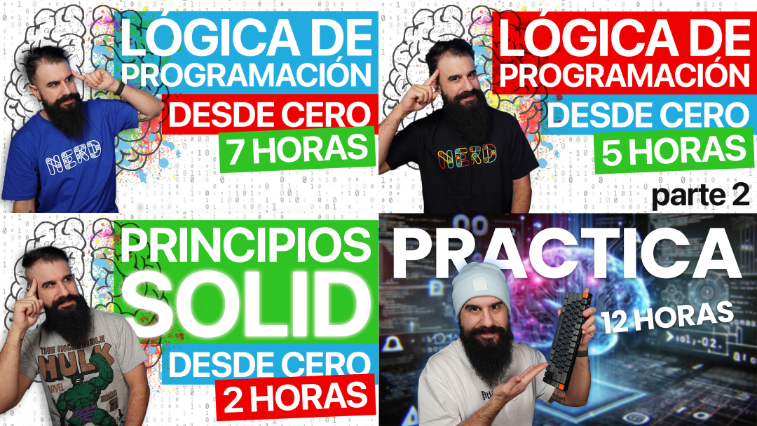 MoureDev's tweet photo. Este es mi curso de lógica de programación práctico basado en resolución de ejercicios.

He creado una lista de reproducción con todo:
📚 51 ejercicios desde cero
▶️ 26 horas en vídeo
📝 Válido para todos los lenguajes
💻 Con correcciones
🆓 100% gratis

https://t.co/0i6tHiTVYH https://t.co/3kChhNLyvc