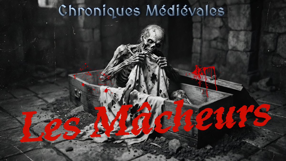 nmhistoire's tweet image. Les Mâcheurs : Chroniques Médiévales

Bien avant les mythes modernes, une peur viscérale hantait les cimetières d'Europe : celle des "Mâcheurs". 💀🦴

Dans ce nouvel épisode des Chroniques Médiévales, nous exhumons des rapports authentiques d'inquisiteurs, des annales de villes…