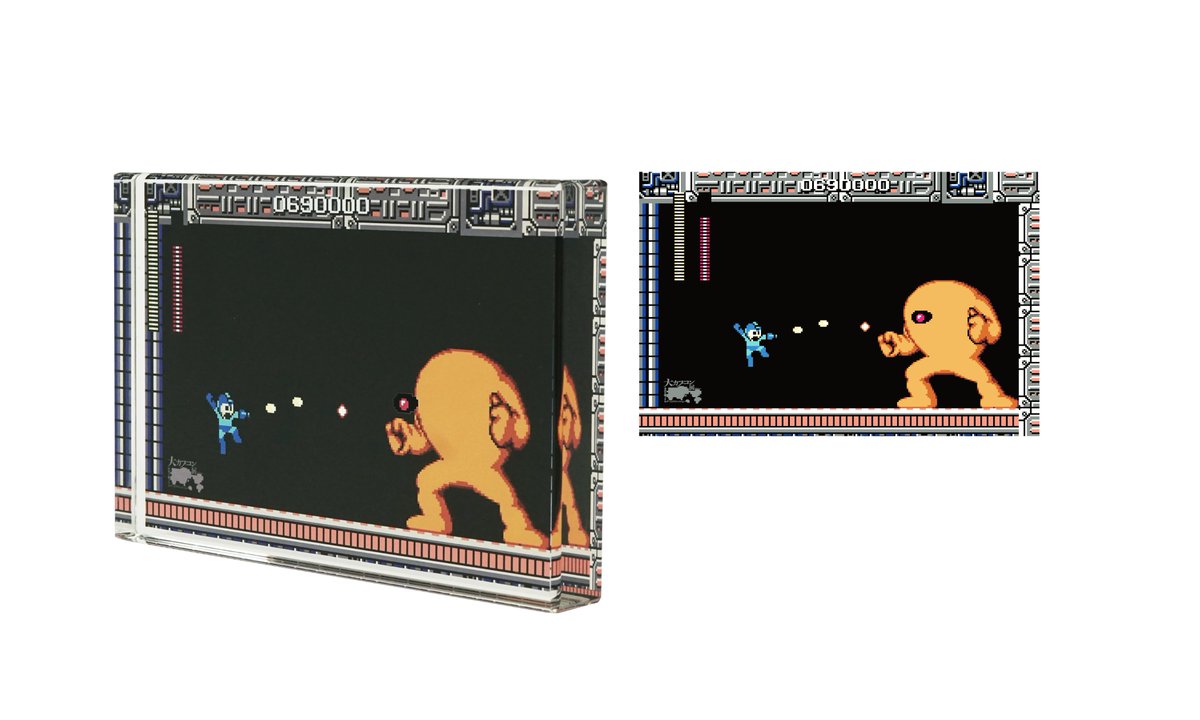 大カプコン展 アクリルブロック ロックマン 大カプコン展】 ロックマン