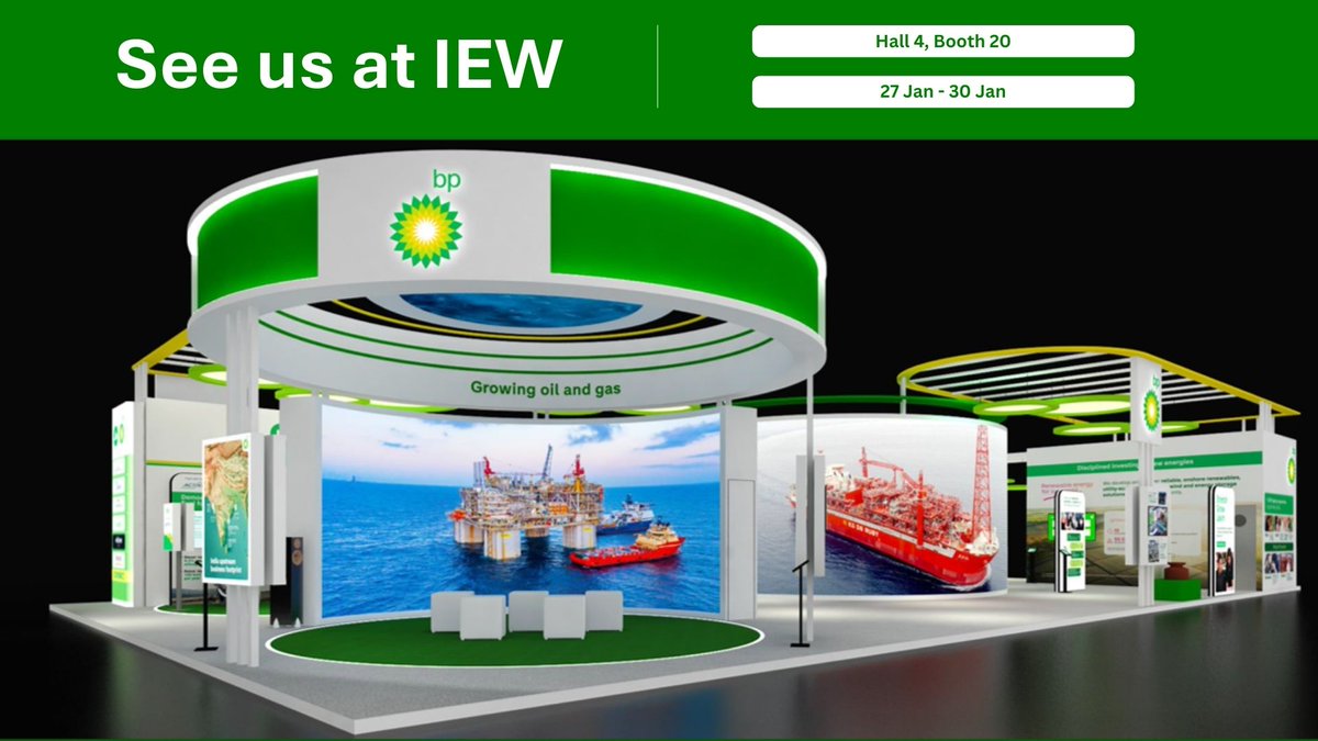 bp_India's tweet photo. We are happy to share that we will be present at booth 4B20 for @IndiaEnergyWeek.

Drop by to know how at bp we are bringing our purpose and strategy to life and know more on our strong alignment with India’s energy priorities of -

✅ Increasing domestic exploration and production
✅ Diversifying energy supplies
✅ Expanding alternative energy sources
✅ Advancing decarbonization through electric mobility and LNG for transportation.

@PetroleumMin @ONGC_ @HardeepSPuri @bp_plc @fipiind