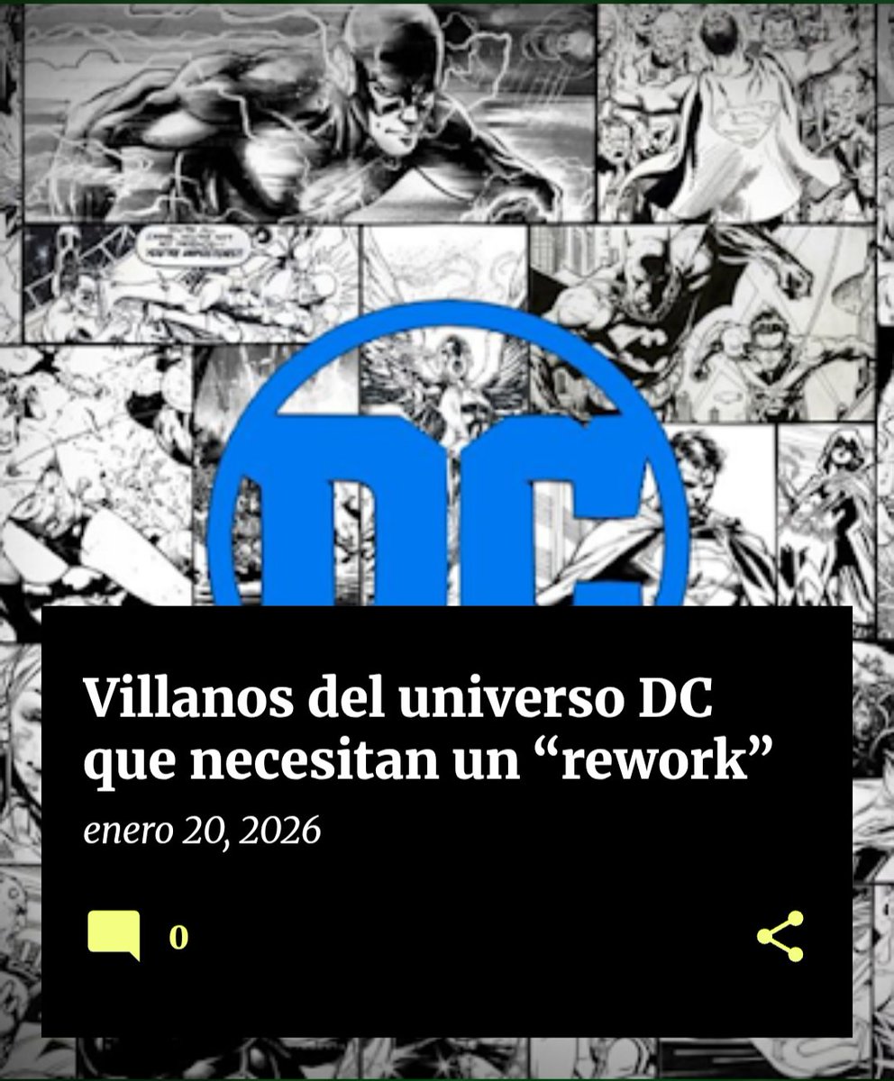 Kilowogok's tweet image. Nuevo artículo📝 de Valentín Rossi. En este caso nos trae una reimaginación🤯 de algunos personajes olvidados del Universo DC.

#Comics #dccomics #Kilowog #centralbattery #villans #TheEraser #KillerMoth #Anarky #RoyalFlushGang #ClockKing

kilowogok.blogspot.com/2026/01/villan…