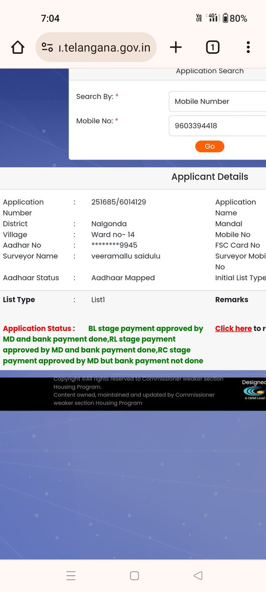 MJitendrachary's tweet photo. @Collector_NLG @KomatireddyKVR BL stage payment approved by MD and bank payment done, RL stage payment approved by MD and bank payment done, RC stage payment approved by MD but bank payment not done

Sir 30days completed sir https://t.co/in1ea4skiA