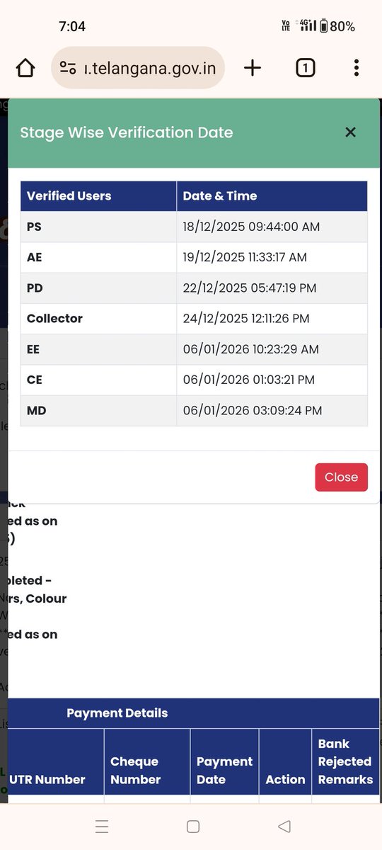 MJitendrachary's tweet photo. @Collector_NLG @KomatireddyKVR BL stage payment approved by MD and bank payment done, RL stage payment approved by MD and bank payment done, RC stage payment approved by MD but bank payment not done https://t.co/2cFQf3iyU1