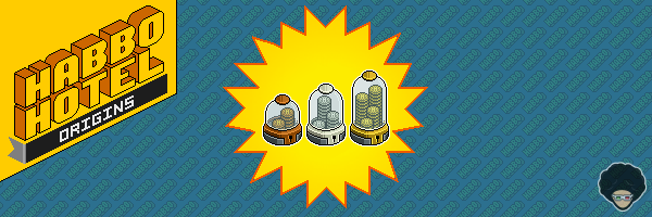 🛎️ Los RAROS "Cápsula Prototipo" de Bronce, Plata y Oro ya se encuentran disponibles desde el catálogo de #HabboHotelOrigins por 72 horas. 🪙

👉 Para más información de su venta, visita nuestra noticia: habtium.es/news/20103
