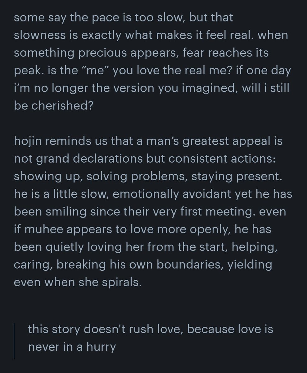 #CanThisLoveBeTranslated 🍀 

love is not about finally finding someone compatible enough to interpret you but about beginning to face your own heart through collisions with another soul, offering up your heart in its raw, untranslated form