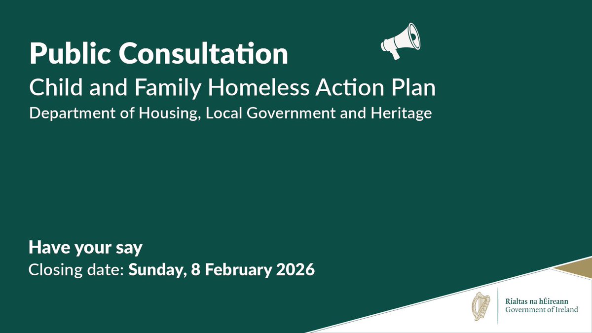 Department of Housing, Local Government & Heritage tweet media