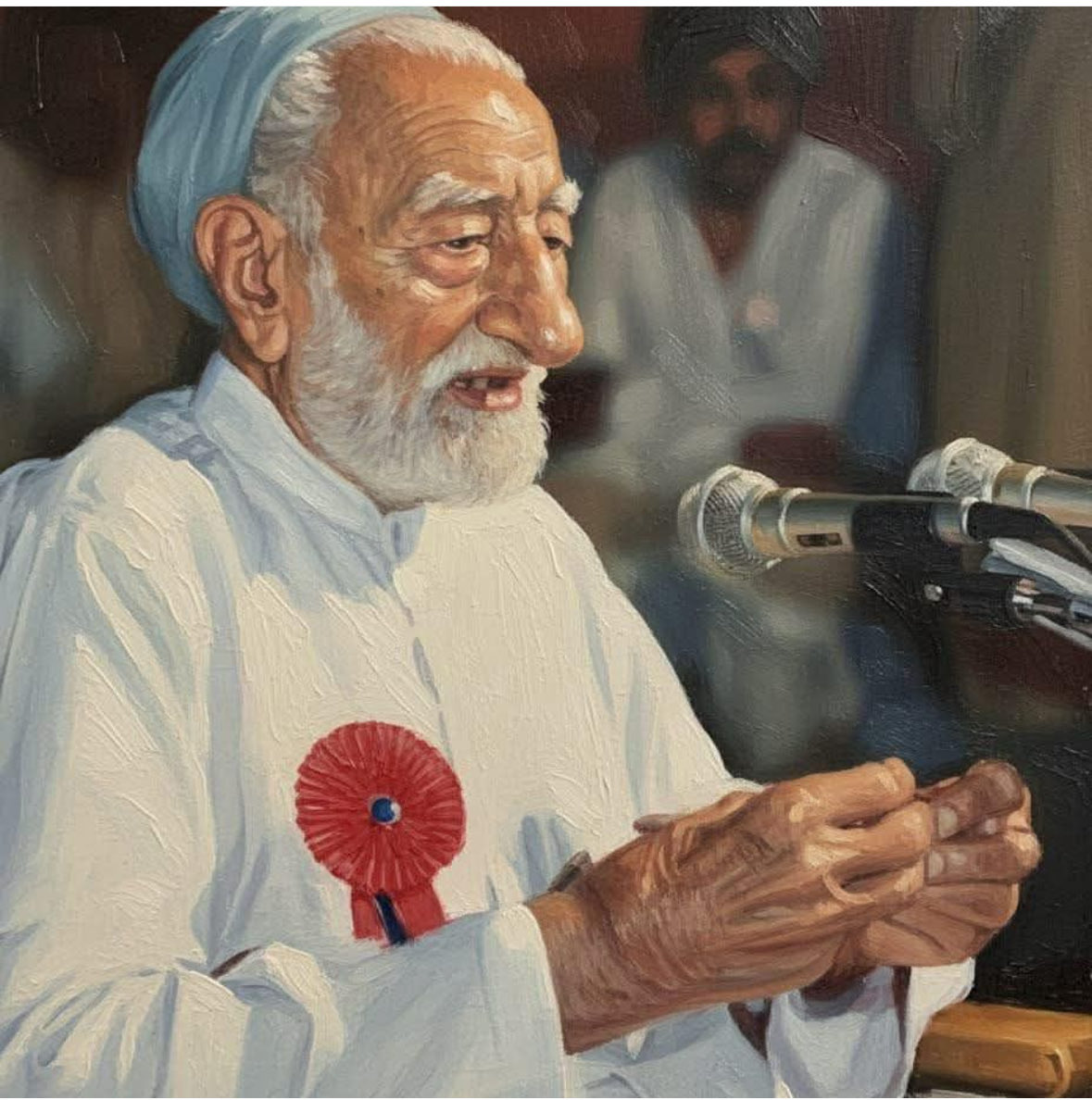 Wazma0's tweet photo. People call him the Frontier Gandhi, but Bacha khan was more than Gandhi. He led the worlds largest nonviolent movements, and redefined Pashtun honor by replacing bloodshed with discipline n education. The world remembers Gandhi, Pashtuns remember Bacha khan.
#BachaKhanWeek2026 https://t.co/ooF9K0tLPB