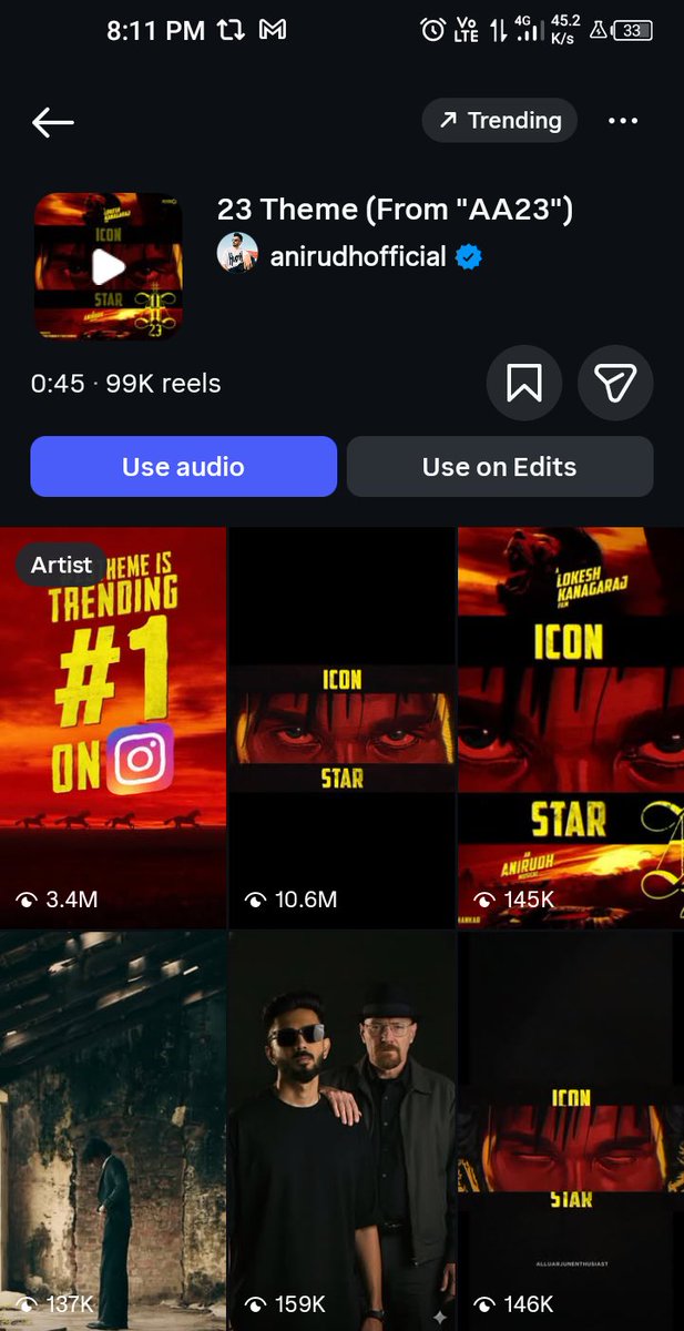 Omg what a insane reaAAch🥵💥🙏

#AA23 #23Theme <a href="/alluarjun/">Allu Arjun</a> <a href="/anirudhofficial/">Anirudh Ravichander</a> <a href="/MythriOfficial/">Mythri Movie Makers</a>