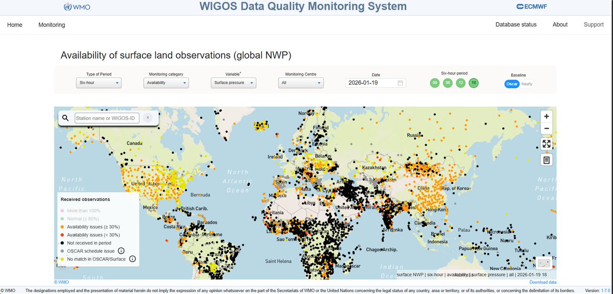 giammaiot2's tweet image. New &amp;amp; not new details of Radar Spoofing,Jamming, Anomaly,Faults,Bug,Hack or Magic

Availability of surface land observations (global NWP)

Radar anomaly / issue / No Data ? 😎

wdqms.wmo.int/nwp/land_surfa…

#Anomaly #Jammer #Jamming #Spoofing #Radar #EW #ElectronicWarfare