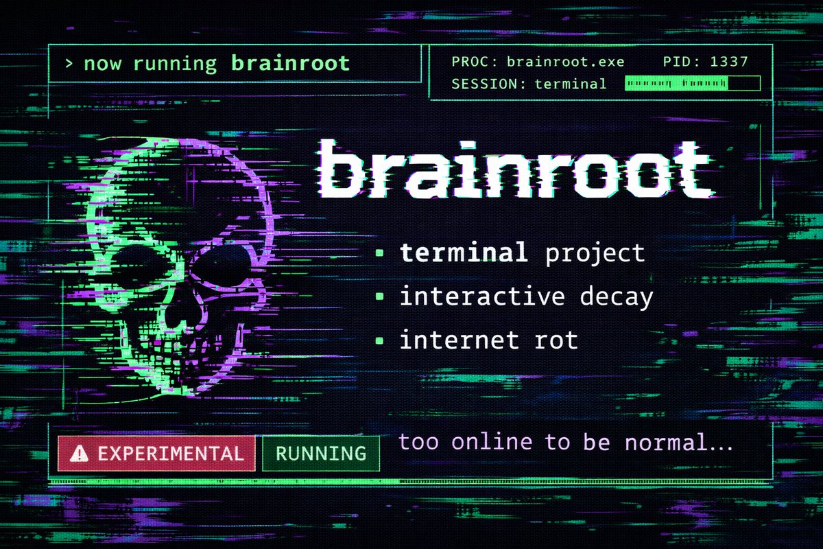 BrainrootLinux's tweet photo. The terminal became the interface on purpose.
Not because it was nostalgic.
But because it demanded effort.
You had to type.
You had to pause.
You had to decide what to do next.
No scrolling.
No passive consumption.
Just interaction.
#Brainroot https://t.co/Ct65YpbDNm